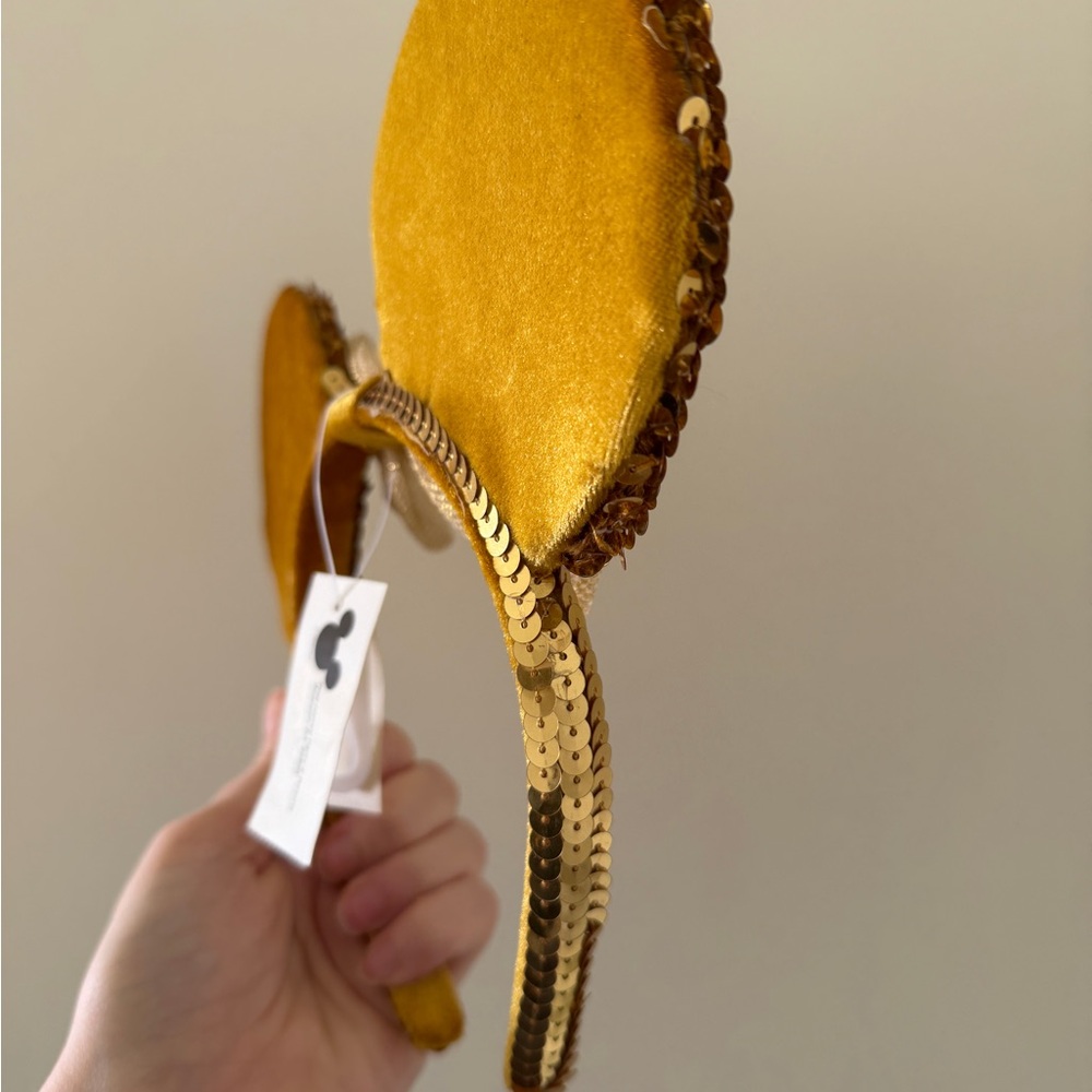 Disneyland 50th Anniversary Gold Minnie Ears NWT - Picture 4 of 6